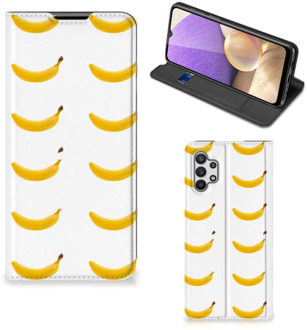 B2Ctelecom Telefoon Hoesje Samsung Galaxy A32 5G Flip Cover Banana