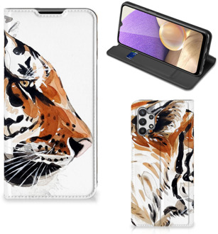 B2Ctelecom Telefoon Hoesje Samsung Galaxy A32 5G Hoesje met Tekst Tiger