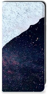 B2Ctelecom Telefoon Hoesje Samsung Galaxy A41 Flip Cover Sea in Space