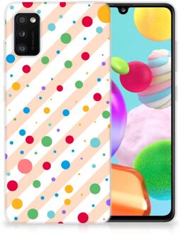 B2Ctelecom Telefoon Hoesje Samsung Galaxy A41 Leuk TPU Back Cover Dots