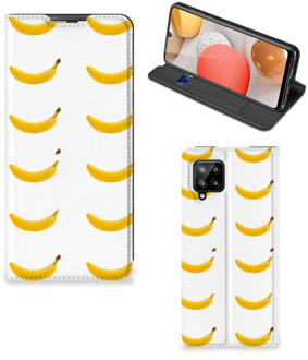 B2Ctelecom Telefoon Hoesje Samsung Galaxy A42 Flip Cover Banana