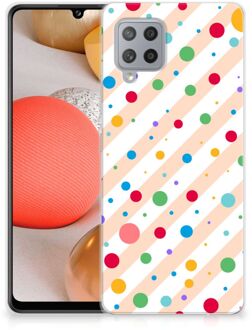 B2Ctelecom Telefoon Hoesje Samsung Galaxy A42 Leuk TPU Back Cover Dots