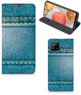 B2Ctelecom Telefoon Hoesje Samsung Galaxy A42 Wallet Case Jeans