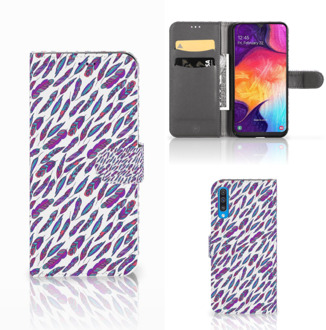 B2Ctelecom Telefoon Hoesje Samsung Galaxy A50 Feathers Color