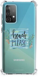 B2Ctelecom Telefoon Hoesje Samsung Galaxy A52 4G/5G Hoesje maken met transparante rand Boho Beach