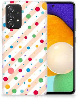 B2Ctelecom Telefoon Hoesje Samsung Galaxy A52 (5G/4G) Leuk TPU Back Cover Dots