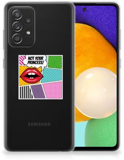 B2Ctelecom Telefoon Hoesje Samsung Galaxy A52 (5G/4G) Silicone Back Case Popart Princess