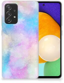 B2Ctelecom Telefoon Hoesje Samsung Galaxy A52 (5G/4G) Silicone Back Case Watercolor Light