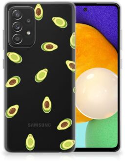 B2Ctelecom Telefoon Hoesje Samsung Galaxy A52 (5G/4G) Siliconen Hoesje met Foto Avocado