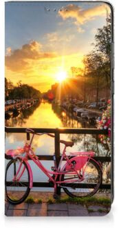 B2Ctelecom Telefoon Hoesje Samsung Galaxy A52 Bookcase Amsterdamse Grachten