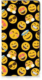 B2Ctelecom Telefoon Hoesje Samsung Galaxy A52 Flip Cover Emoji