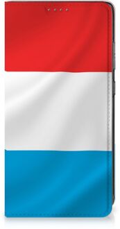 B2Ctelecom Telefoon Hoesje Samsung Galaxy A52 Flip Cover Luxemburgse Vlag