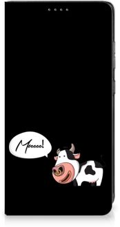 B2Ctelecom Telefoon Hoesje Samsung Galaxy A52 Flipcover Cow Gepersonaliseerd Cadeau