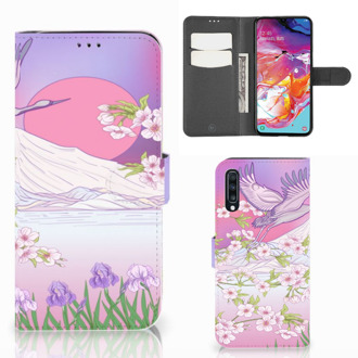 B2Ctelecom Telefoon Hoesje Samsung Galaxy A70 Bird Flying