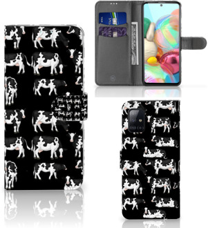 B2Ctelecom Telefoon Hoesje Samsung Galaxy A71 Mobiel Case Design Koetjes