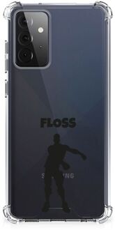 B2Ctelecom Telefoon Hoesje Samsung Galaxy A72 4G/5G Leuk Hoesje met transparante rand Floss Fortnite