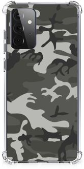 B2Ctelecom Telefoon Hoesje Samsung Galaxy A72 4G/5G Smartphone hoesje met doorzichtige rand Army Light