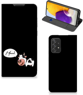 B2Ctelecom Telefoon Hoesje Samsung Galaxy A72 (5G/4G) Flipcover Cow Gepersonaliseerd Cadeau