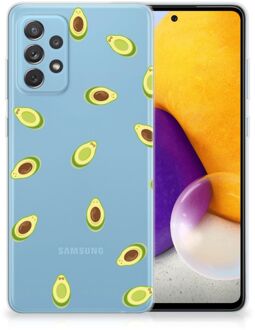 B2Ctelecom Telefoon Hoesje Samsung Galaxy A72 Siliconen Hoesje met Foto Avocado