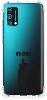 B2Ctelecom Telefoon Hoesje Samsung Galaxy M02s | A02s Leuk Hoesje met transparante rand Floss Fortnite