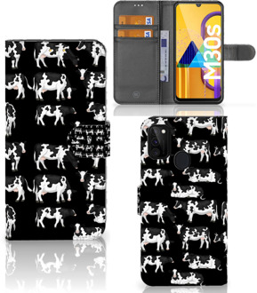 B2Ctelecom Telefoon Hoesje Samsung Galaxy M21 Mobiel Case Design Koetjes