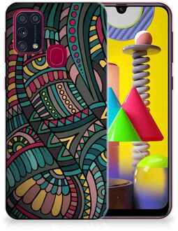 B2Ctelecom Telefoon Hoesje Samsung Galaxy M31 Hoesje Bumper Aztec