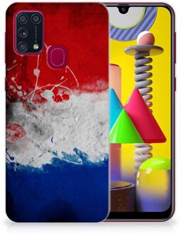 B2Ctelecom Telefoon Hoesje Samsung Galaxy M31 Mobiel Case Nederlandse Vlag