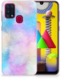 B2Ctelecom Telefoon Hoesje Samsung Galaxy M31 Silicone Back Case Watercolor Light