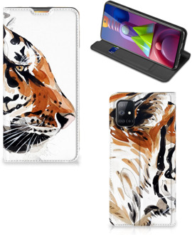 B2Ctelecom Telefoon Hoesje Samsung Galaxy M51 Hoesje met Tekst Tiger