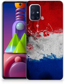 B2Ctelecom Telefoon Hoesje Samsung Galaxy M51 Mobiel Case Nederlandse Vlag