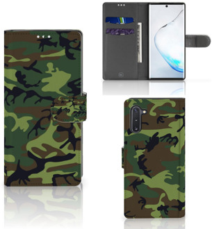 B2Ctelecom Telefoon Hoesje Samsung Galaxy Note 10 Army Dark