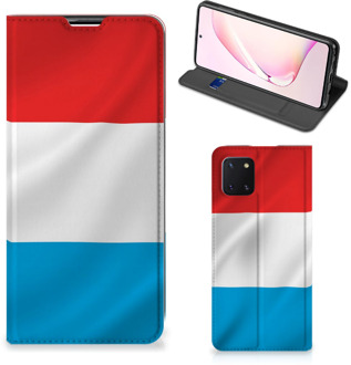 B2Ctelecom Telefoon Hoesje Samsung Galaxy Note 10 Lite Flip Cover Luxemburgse Vlag