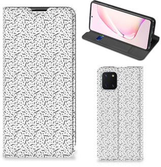 B2Ctelecom Telefoon Hoesje Samsung Galaxy Note 10 Lite Flipcase Stripes Dots