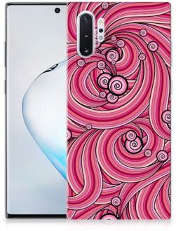 B2Ctelecom Telefoon hoesje Samsung Galaxy Note 10 Plus Swirl Pink