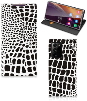 B2Ctelecom Telefoon Hoesje Samsung Galaxy Note 20 Ultra Bookcase Slangenprint