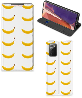 B2Ctelecom Telefoon Hoesje Samsung Galaxy Note20 Flip Cover Banana