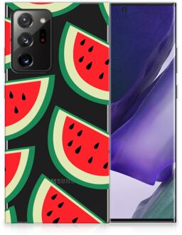 B2Ctelecom Telefoon Hoesje Samsung Galaxy Note20 Ultra Hoesje Bumper Doorzichtig Watermelons