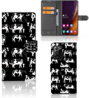 B2Ctelecom Telefoon Hoesje Samsung Galaxy Note20 Ultra Mobiel Case Design Koetjes