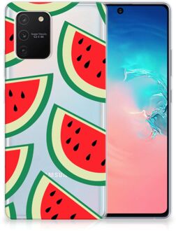 B2Ctelecom Telefoon Hoesje Samsung Galaxy S10 Lite Hoesje Bumper Doorzichtig Watermelons