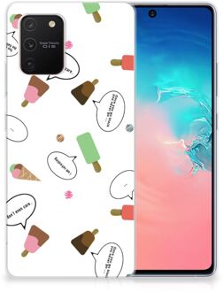 B2Ctelecom Telefoon Hoesje Samsung Galaxy S10 Lite Silicone Back Case IJsjes