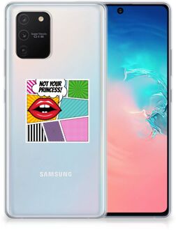 B2Ctelecom Telefoon Hoesje Samsung Galaxy S10 Lite Silicone Back Case Popart Princess