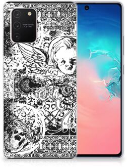 B2Ctelecom Telefoon Hoesje Samsung Galaxy S10 Lite Silicone Back Case Skulls Angel