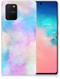 B2Ctelecom Telefoon Hoesje Samsung Galaxy S10 Lite Silicone Back Case Watercolor Light