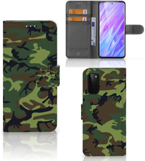 B2Ctelecom Telefoon Hoesje Samsung Galaxy S20 Army Dark