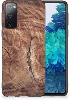 B2Ctelecom Telefoon Hoesje Samsung Galaxy S20 Backcover Soft Siliconen Hoesje met Zwarte rand Boomstam