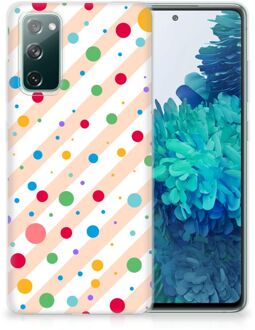 B2Ctelecom Telefoon Hoesje Samsung Galaxy S20 FE Leuk TPU Back Cover Dots