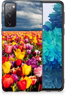 B2Ctelecom Telefoon Hoesje Samsung Galaxy S20 Hoesje met Zwarte rand Tulpen