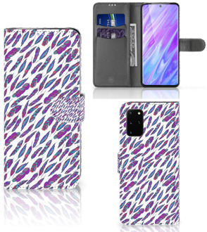 B2Ctelecom Telefoon Hoesje Samsung Galaxy S20+ Feathers Color