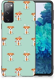 B2Ctelecom Telefoon Hoesje Samsung Galaxy S20 TPU Siliconen Hoesje met Zwarte rand Pups