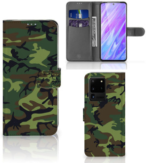 B2Ctelecom Telefoon Hoesje Samsung Galaxy S20 Ultra Army Dark